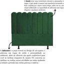 Ver imagem 4 de Cabeceira Estofada Cama Box King 195 Cm Maitê Suede Cor:verde