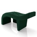 Ver imagem 7 de Maca de Estética para Massagem Cílios Fixa Lash Estofada com Escada Veludo Verde G83 - Gran Belo Mac