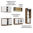 Ver imagem 5 de Armário de Cozinha Completa 310cm Rustic/Branco Stella Madesa 03