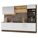 Ver imagem 3 de Armário de Cozinha Completa 310cm Rustic/Branco Stella Madesa 03