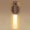 Ver imagem 2 de Luminaria Bastao Led Inteligente Usb Recarregavel Sensor Presença Movimento Luz Noturna Base Magneti