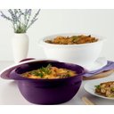 Ver imagem 4 de Tigela Thermo 2,5 Litros Branca e Roxa Tupperware