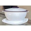 Ver imagem 3 de Tigela Thermo 2,5 Litros Branca e Roxa Tupperware