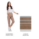Ver imagem 5 de Balcão Armário de Cozinha 60 cm 3 Gavetas Branco/Rustic Glamy Madesa