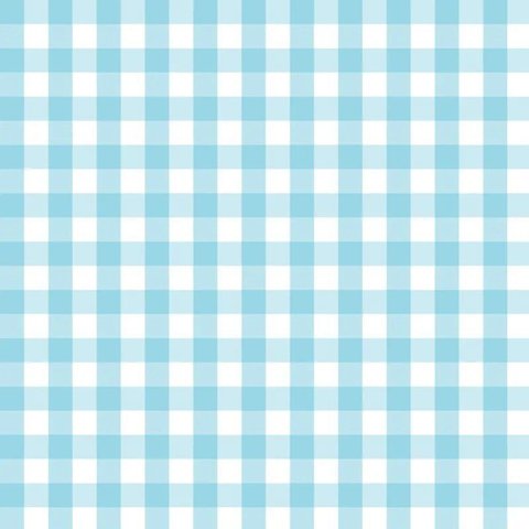 Papel de Parede Bambine Vichy Azul Claro Ba0043