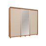 Guarda Roupa Casal Berlin C/espelho 100% Mdf Camas Fenix - 1
