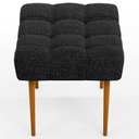 Ver imagem 7 de Kit 02 Puffs Decorativo Para Sala De Estar Requinte L02 Linho Chumbo - Lyam Decor