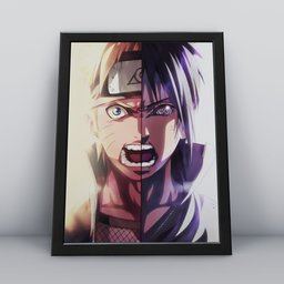 Quadros Decorativa Parede Naruto Shippuden Sasuke Naruto Uzumaki Minato:6 - 1