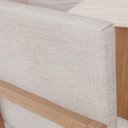 Ver imagem 6 de Cadeira Jantar Estofada Pé Madeira Kit 6 Elora Veludo Bege H02 - Mpozenato