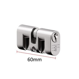 Cilindro Reposição Papaiz C200-55 Cromado 60mm C072zcr 15,5x30cmm Cartela 3f - 2