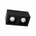Ver imagem 1 de Plafon Spot Sobrepor Box Duplo Preto P/ 2x Mr16 Starlumen St2945