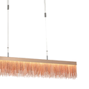 Ver imagem 5 de Pendente Voile Rose Gold (c)120cm (l)2.5cm (a)18cm 1x33,6w 3000k 1680lm - Bb003