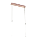 Ver imagem 1 de Pendente Voile Rose Gold (c)120cm (l)2.5cm (a)18cm 1x33,6w 3000k 1680lm - Bb003