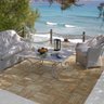 Kit 4 Decks em Placa de Madeira Modular 30x30cm Eucalipto Seco Jardineira Piscina Varanda Sacada - 3