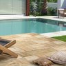 Kit 4 Decks em Placa de Madeira Modular 30x30cm Eucalipto Seco Jardineira Piscina Varanda Sacada - 1