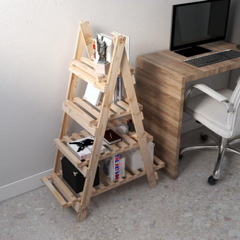 Estante 4 Prat Organizadora Portatil Design Piramide