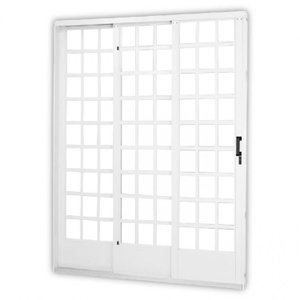 Porta de Aço de Correr 215x160cm Minas Sul Mgm