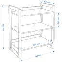 Ver imagem 4 de Kit Quarto Infantil Mesa com 4 Cadeiras e 1 Prateleira 150cm 1 Estante 75cm Colore