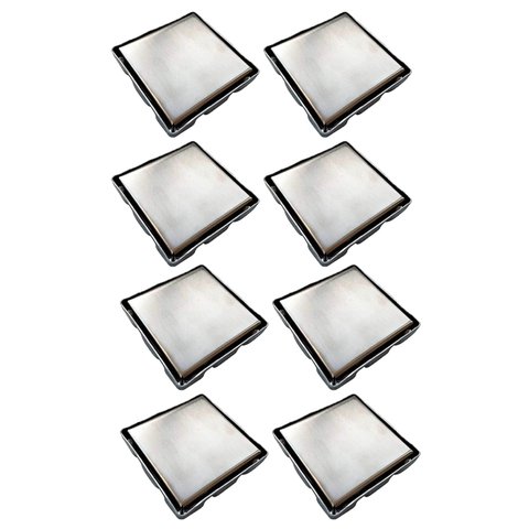 Ralo Oculto Invisivel Discreto 15x15 Anti Odor Kit 8 Uni Box Banheiro Lavanderia Varanda Lavabo Cozi