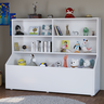 Estante Infantil com Baú Organizador de Brinquedos - 1