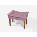 Ver imagem 1 de Puff Banqueta Decorativa Penteadeira Luxo Pés Palito Retrô - Rosé