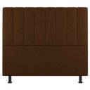 Ver imagem 5 de Kit Cabeceira E Baú Cama Box King 195Cm Suede Terracota