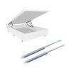 Kit Par Amortecedor Pistão Cama Box Casal Baú 300kg 800N - 3