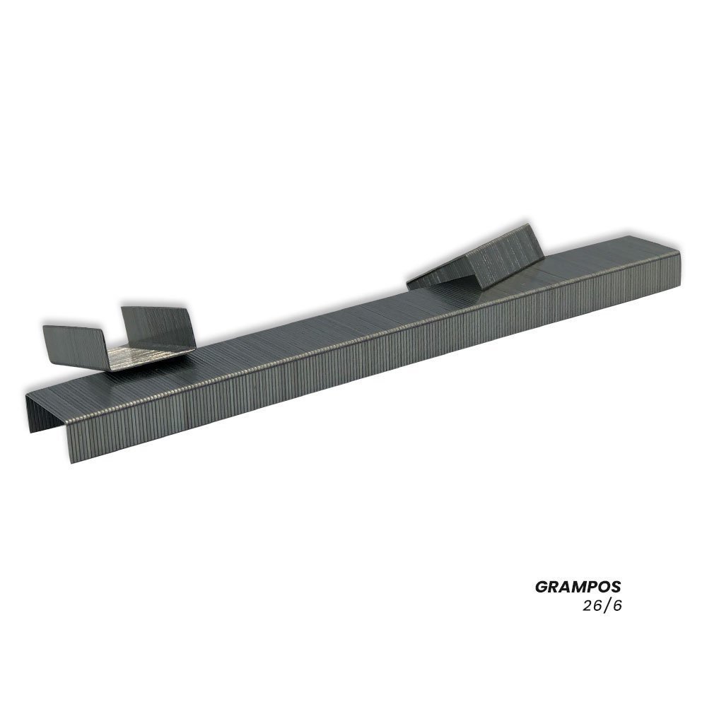 Grampo Galvanizado 26/6 Kit com 10 Caixas = 50.000 Grampos - 4