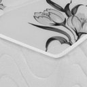 Ver imagem 5 de Cama Box Branca + Colchão Solteiro King Castelar Branco Espuma D33 Bordado 96x203x57cm