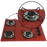Cooktop 4bocas Ultra Chama 127/220v Marmo Vermelho - 3