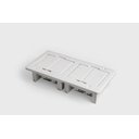 Ver imagem 2 de Caixa Retangular de embutir com 4 Tomadas Flex Branco