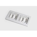 Ver imagem 5 de Caixa Retangular de embutir com 4 Tomadas Flex Branco