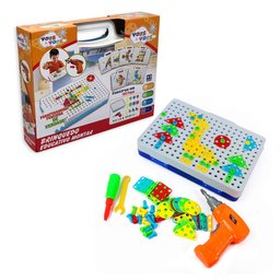 Kit Ferramenta Infantil Parafusadeira de Brinquedo de Montar - 2