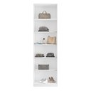 Ver imagem 5 de Guarda Roupa Modular 2 Portas 70cm Prateleiras/cabideiros Altezza Trend:branco