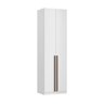 Guarda Roupa Modular 2 Portas 70cm Prateleiras/cabideiros Altezza Trend:branco - 9