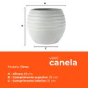 Ver imagem 3 de Vaso Canela Cinza 29 Terrano