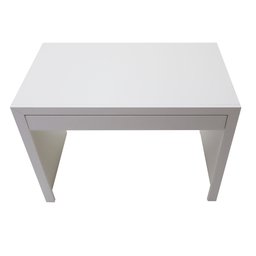 Escrivaninha Mesa Escritório com ME4107 1 Gaveta 90cm Branco - 11 Escrivaninha Mesa Escritório com ME4107 1 Gaveta 90cm Branco - 11