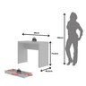 Escrivaninha para Escritório 90cm com 1 Gaveta ME4107 - 4