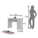 Ver imagem 4 de Escrivaninha Mesa Escritório 90cm com 1 Gaveta ME4107
