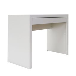 Escrivaninha Mesa Escritório com ME4107 1 Gaveta 90cm Branco - 9 Escrivaninha Mesa Escritório com ME4107 1 Gaveta 90cm Branco - 9
