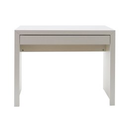 Escrivaninha Mesa Escritório com ME4107 1 Gaveta 90cm Branco - 12 Escrivaninha Mesa Escritório com ME4107 1 Gaveta 90cm Branco - 12