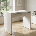 Ver imagem 1 de Escrivaninha Mesa Escritório com ME4107 1 Gaveta 90cm Branco