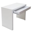 Ver imagem 3 de Escrivaninha Mesa Escritório com ME4107 1 Gaveta 90cm Branco