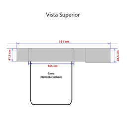 Guarda Roupa Dormitório Modulado Alpes Casal 1,58 m Queen - Roupeiro Luciane M02:Avelã - 4