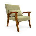 Ver imagem 3 de Kit 2 Poltrona Jade Boucle Almofada Estofada Sala de Estar Moderna Decorativa:marfim