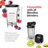 Blendtec Jarra Fourside 75oz para Liquidificadores - Capacidade 32oz (transparente) - 3