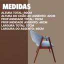 Ver imagem 6 de Kit 2 Lithi Revestidas em Linho Aveia Madeira Maciça com Braços Confortáveis & Delicada