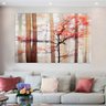 Quadro Decorativo Natiureza Outono, Tela em Canvas  Horizontal ideal para ambiente de Sala de estar - 2
