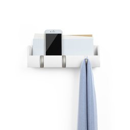 Porta-chaves e Organizador Cubby Mini Branco - Umbra - 3