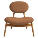 Ver imagem 6 de Poltrona Decorativa Yves Base Madeira Castanho Terracota - Nexta Casa